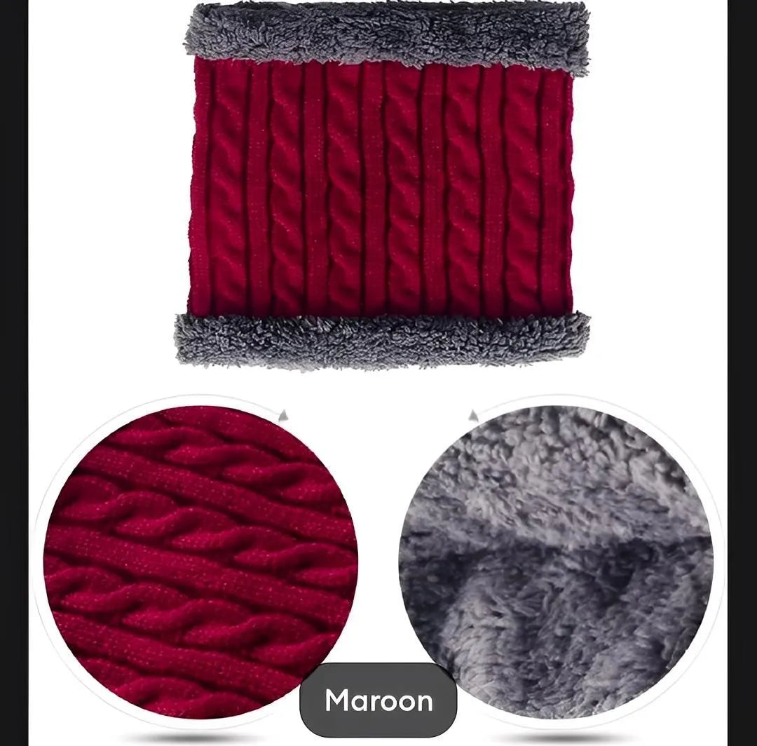 Wool Cap With Neck Warmer| Beanie | Neck Warmer Scarf Wool Cap With Neck Warmer| Beanie | Neck Warmer Scarf