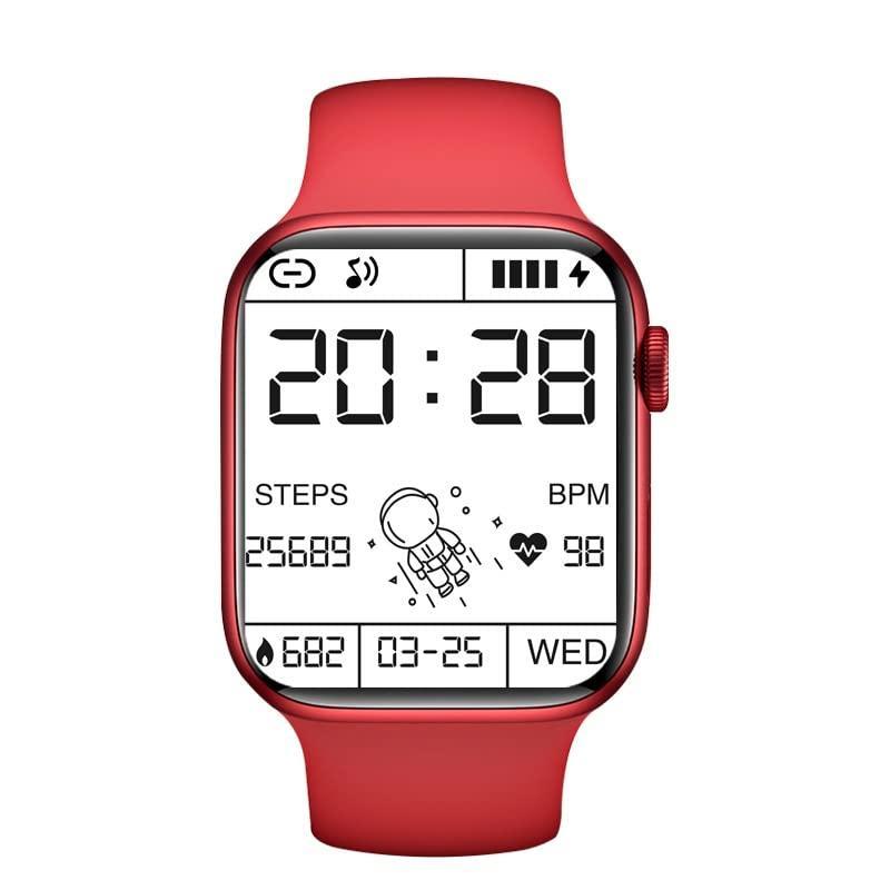 Stylish Smart Watch - 1 Pcs in Black, Red, and White Stylish Smart Watch - 1 Pcs in Black, Red, and White